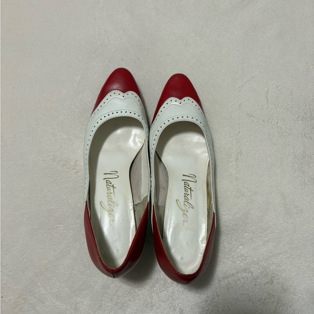 Naturalizer Vintage Women's Red and White Shoes